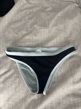 Speedo Black and White Bikini Bottoms